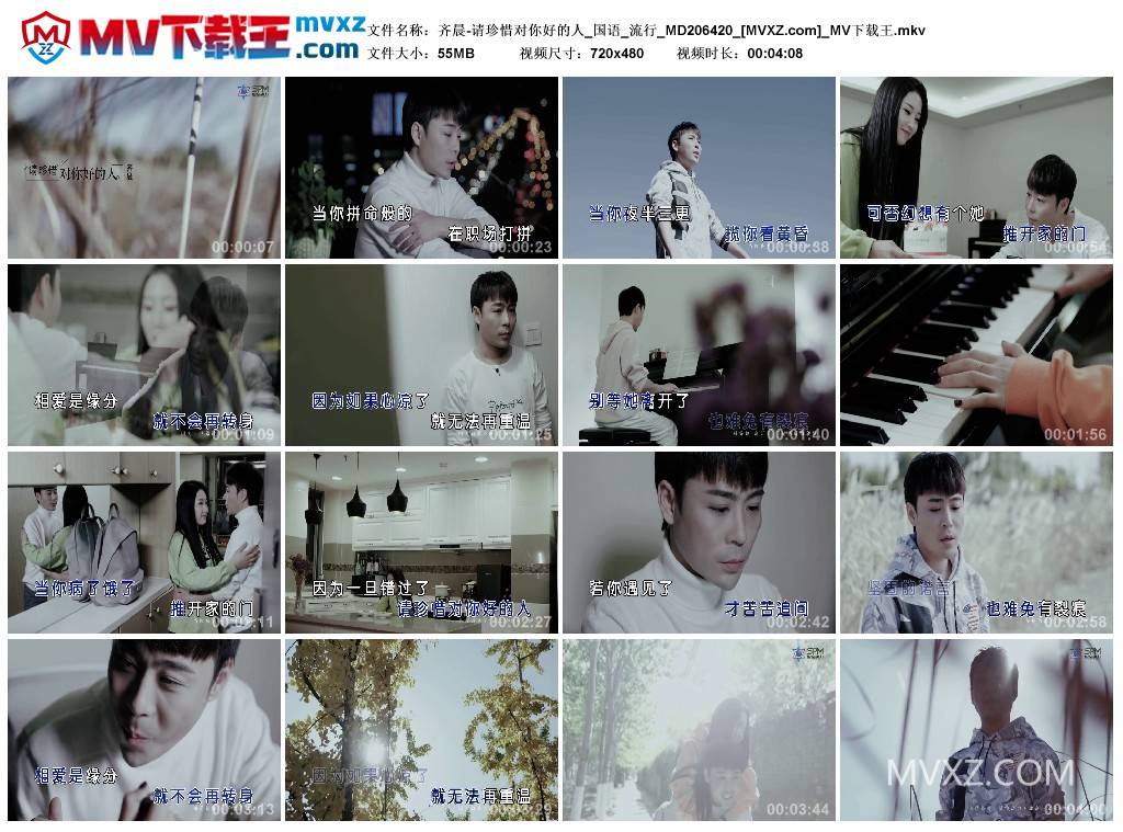 齐晨-请珍惜对你好的人_国语_流行_MD206420